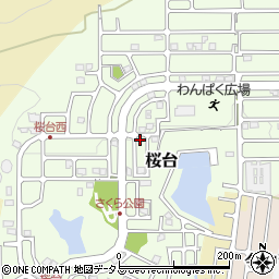 和歌山県岩出市桜台645周辺の地図