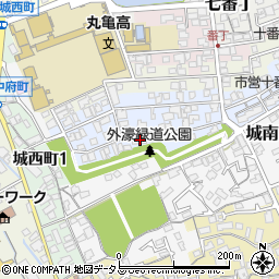 香川県丸亀市十番丁74周辺の地図