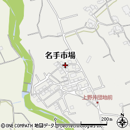 和歌山県紀の川市名手市場1215-22周辺の地図