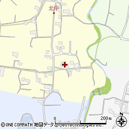 和歌山県紀の川市北中166周辺の地図