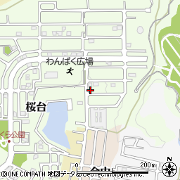 和歌山県岩出市桜台595周辺の地図