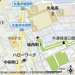 香川県丸亀市十番丁79周辺の地図