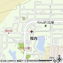 和歌山県岩出市桜台632周辺の地図