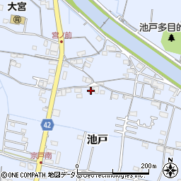 香川県木田郡三木町池戸2565周辺の地図