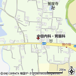 和歌山県紀の川市猪垣周辺の地図