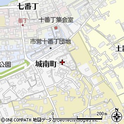 香川県丸亀市城南町11周辺の地図