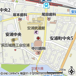 呉市安浦図書館周辺の地図