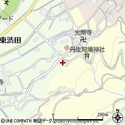 和歌山県伊都郡かつらぎ町東渋田673周辺の地図