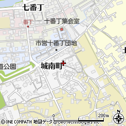 香川県丸亀市城南町14周辺の地図