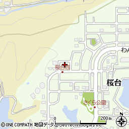 和歌山県岩出市桜台210周辺の地図