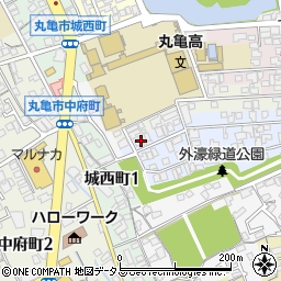香川県丸亀市十番丁1周辺の地図
