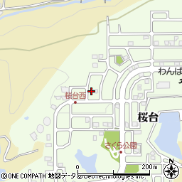 和歌山県岩出市桜台216周辺の地図