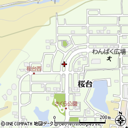 和歌山県岩出市桜台250周辺の地図