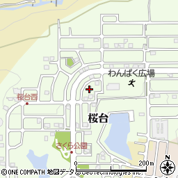 和歌山県岩出市桜台634周辺の地図