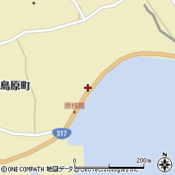 広島県尾道市因島原町1171-1周辺の地図