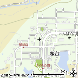 和歌山県岩出市桜台245周辺の地図