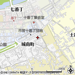 香川県丸亀市城南町12-1周辺の地図