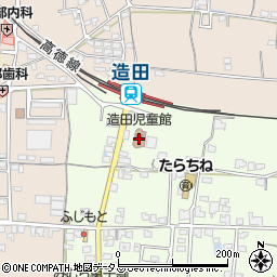 造田児童館周辺の地図