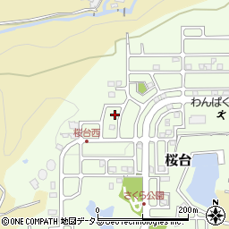 和歌山県岩出市桜台221周辺の地図