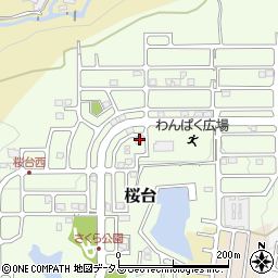 和歌山県岩出市桜台627周辺の地図