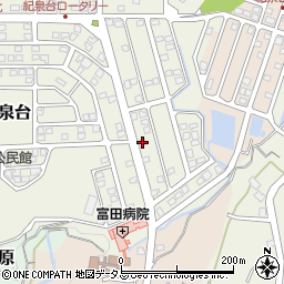 和歌山県岩出市紀泉台54周辺の地図