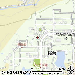 和歌山県岩出市桜台244周辺の地図