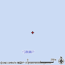 弓削瀬戸周辺の地図