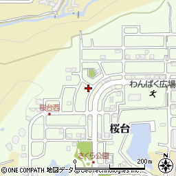 和歌山県岩出市桜台243周辺の地図