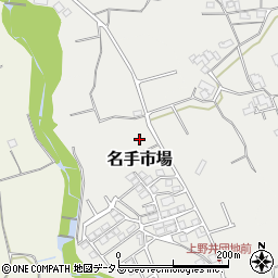 和歌山県紀の川市名手市場1221周辺の地図