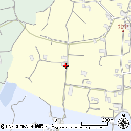 和歌山県紀の川市北中25周辺の地図