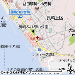 メガネ２１因島店周辺の地図