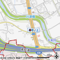 セブンイレブン坂出川津町店周辺の地図
