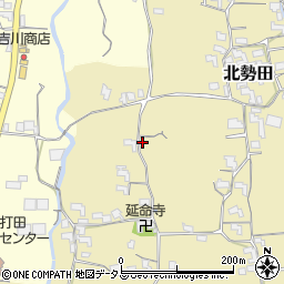 和歌山県紀の川市北勢田335周辺の地図