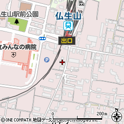 仏生山駅前こだまクリニック周辺の地図