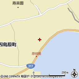 広島県尾道市因島原町1108-1周辺の地図