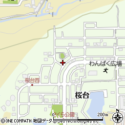 和歌山県岩出市桜台260周辺の地図