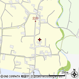 和歌山県紀の川市北中162周辺の地図