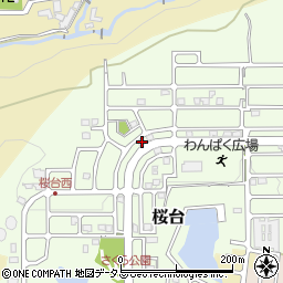 和歌山県岩出市桜台254周辺の地図