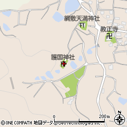 護国神社周辺の地図