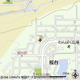 和歌山県岩出市桜台261周辺の地図