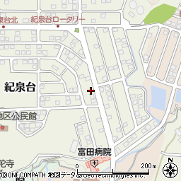 和歌山県岩出市紀泉台116周辺の地図