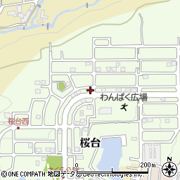 和歌山県岩出市桜台257周辺の地図