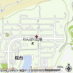和歌山県岩出市桜台382周辺の地図