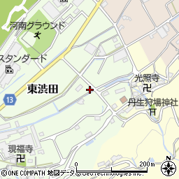 和歌山県伊都郡かつらぎ町東渋田658周辺の地図