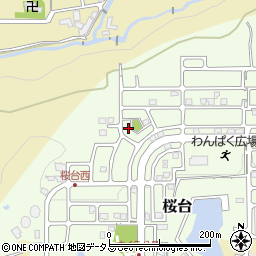和歌山県岩出市桜台262周辺の地図