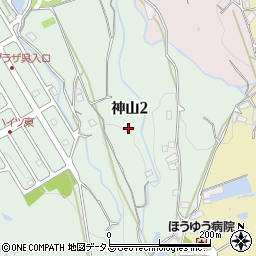 広島県呉市神山2丁目周辺の地図
