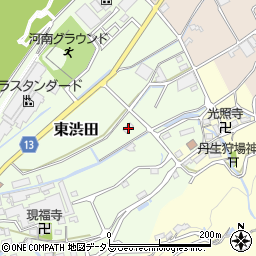 和歌山県伊都郡かつらぎ町東渋田659周辺の地図