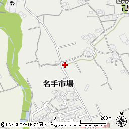 和歌山県紀の川市名手市場1178周辺の地図