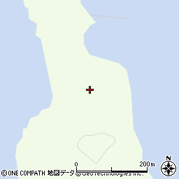 臼島周辺の地図