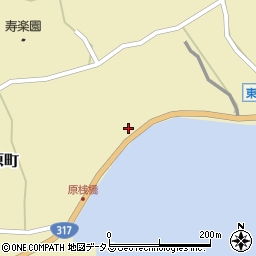 広島県尾道市因島原町1174-3周辺の地図